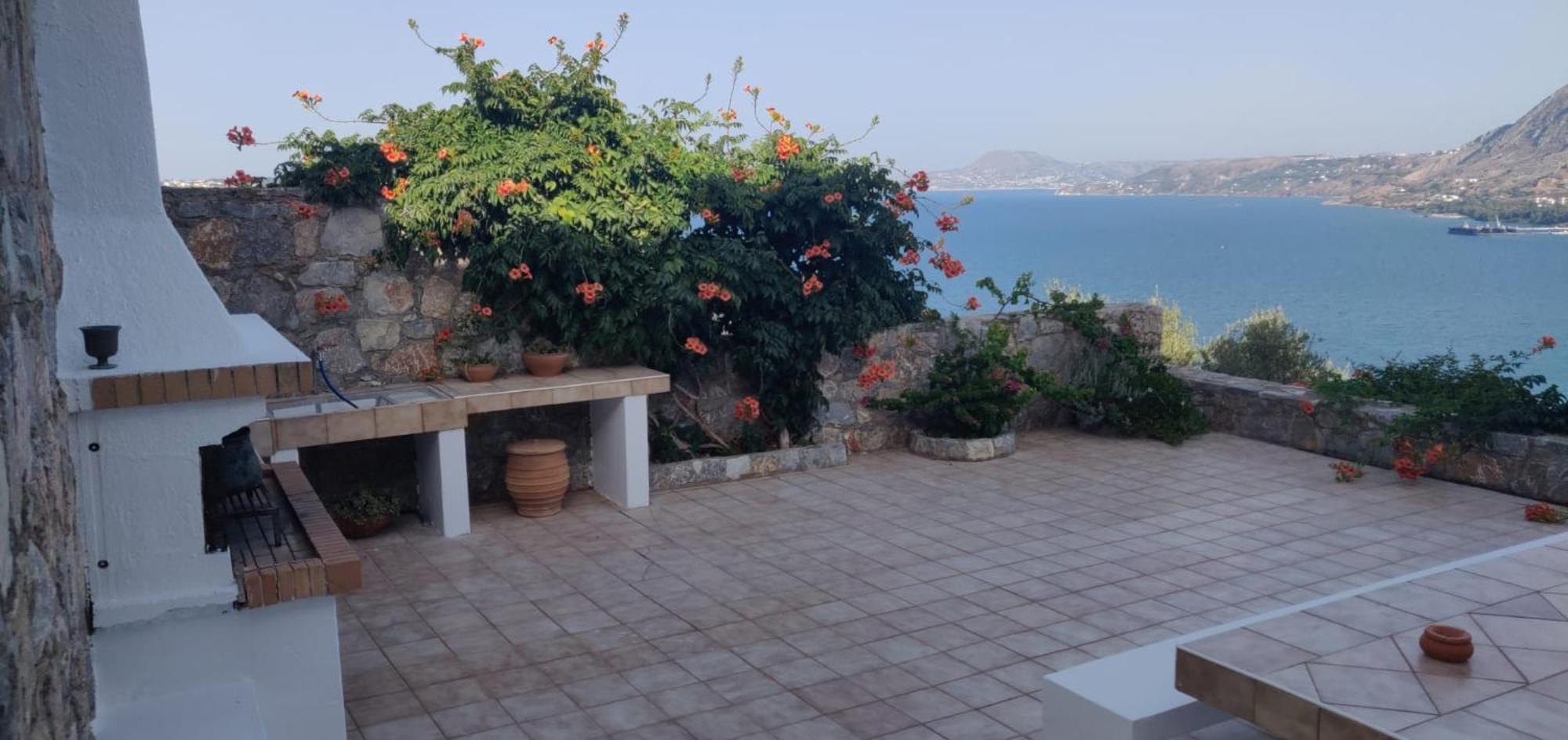 Panoramic Seaview Holiday House Souda Extérieur photo