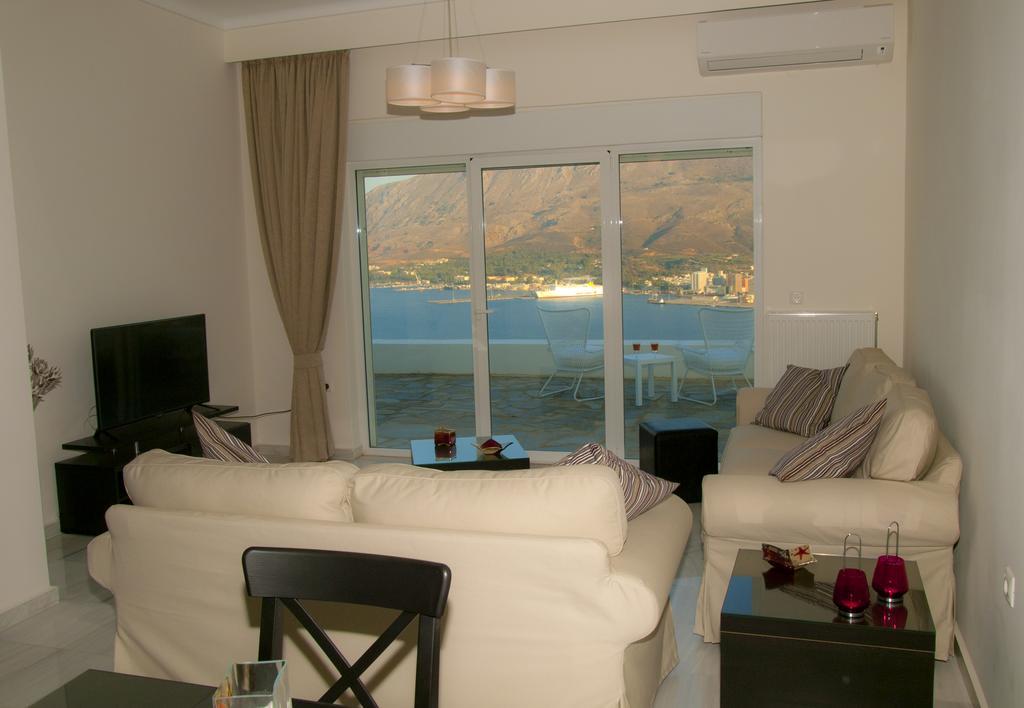 Panoramic Seaview Holiday House Souda Extérieur photo