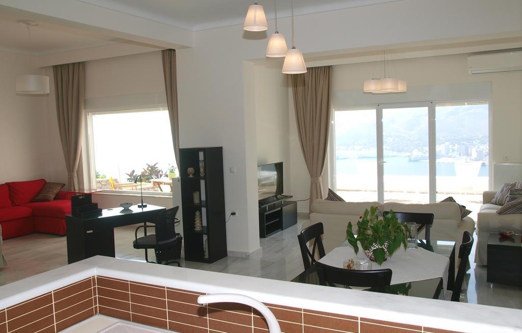 Panoramic Seaview Holiday House Souda Extérieur photo