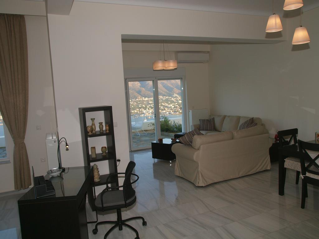 Panoramic Seaview Holiday House Souda Extérieur photo
